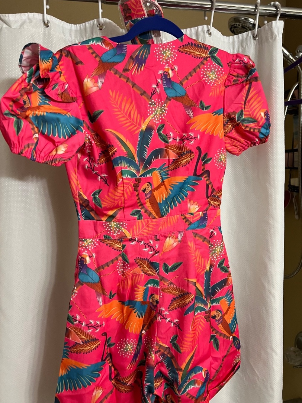 Ladies NWT Fushia Pink Romper by Beulah Size Small - Picture 8 of 10